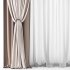 Silk and Cotton Curtain Set 80 - Thumbnail 5
