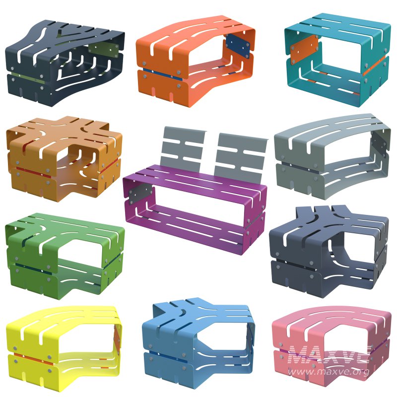 BENKERT BANKE LINESCA Modular Benches - Image 6