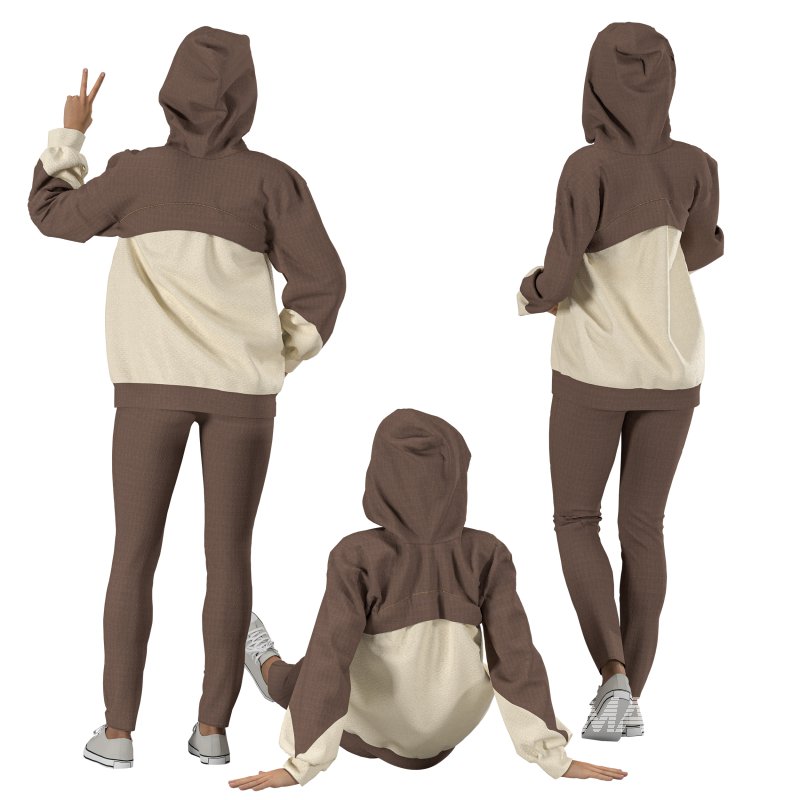 Casual woman 03 Poses - Image 1