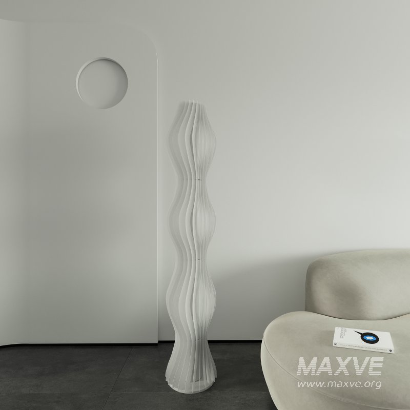 Modern living room and dining room interior scene - Image 10