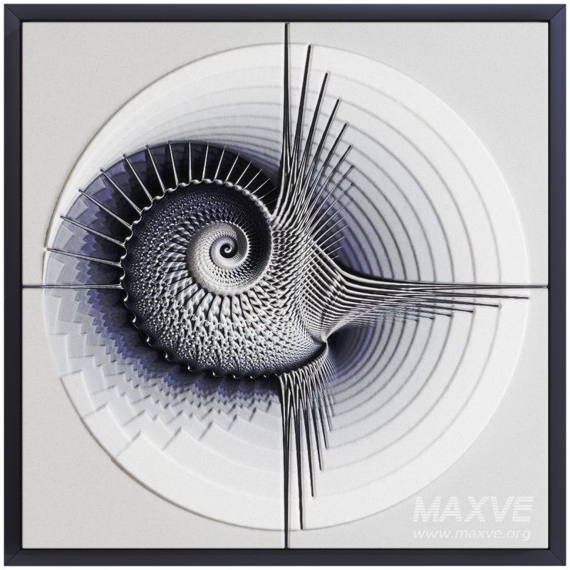 Wall Art Plaster Bas Relief - Image 1