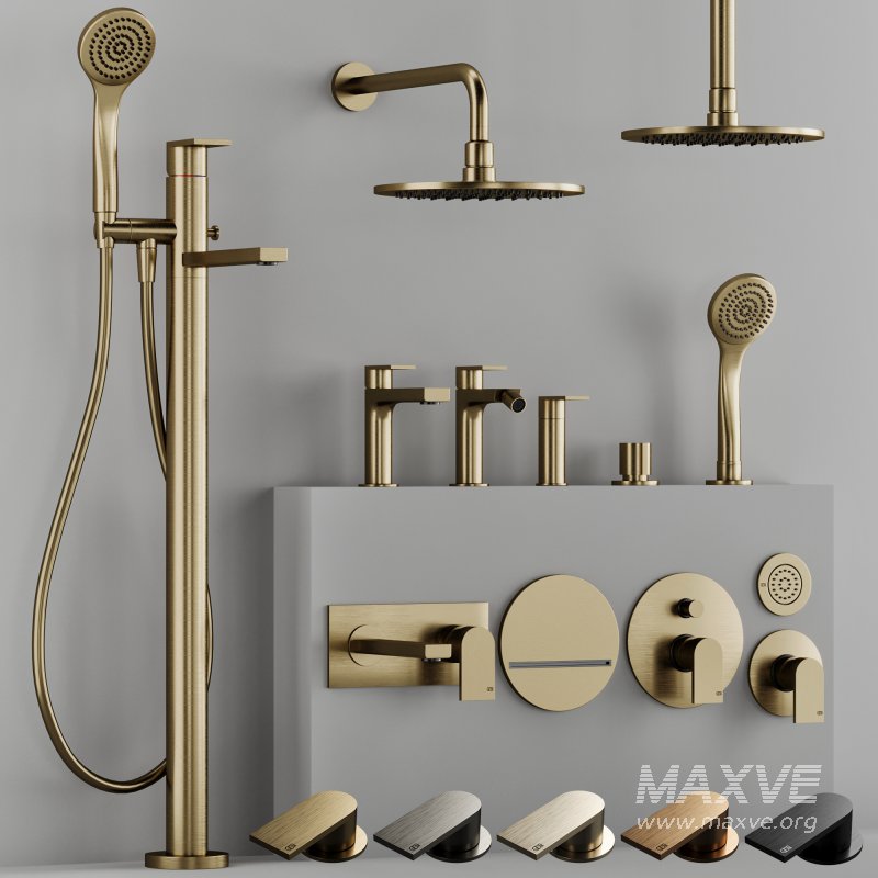 Gessi Manzoni bathroom faucet collection set 1 - Image 3