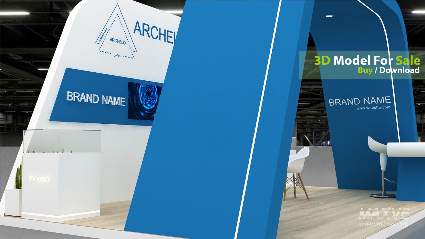 exhibition 3d model - Image 4