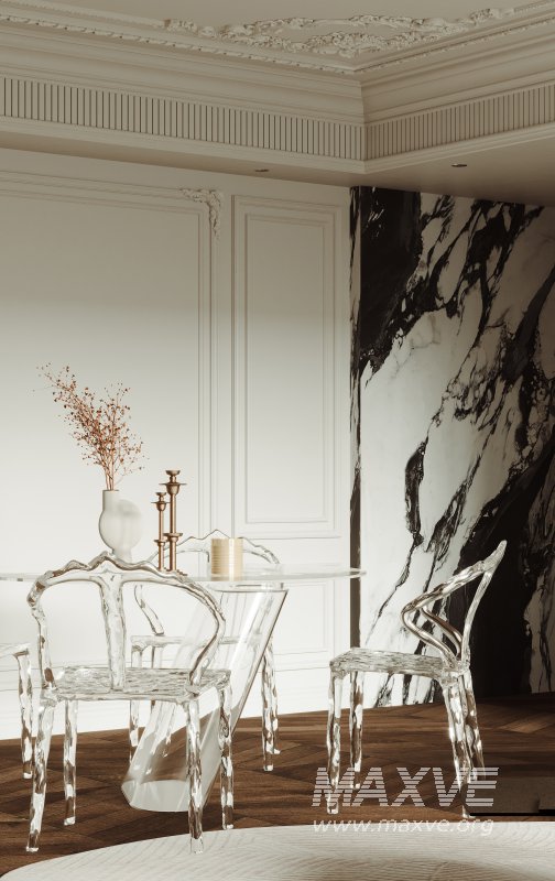 Luxurious living room and dining room - Image 4