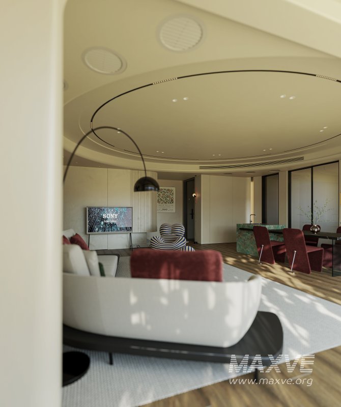 Modern living and dining room - Image 9