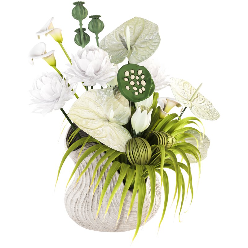 Flowers in Vase Collection 39 - Image 2