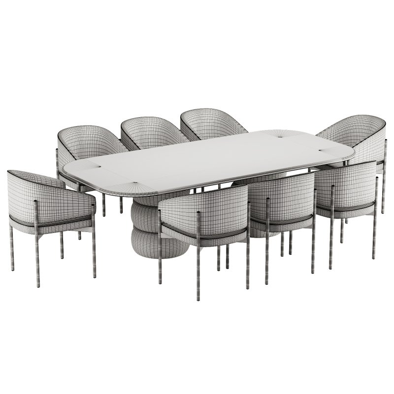 Dinning chair and table305 - Image 4