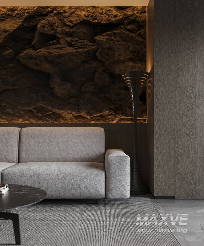 Modern living room and dining room interior scene - Image 12