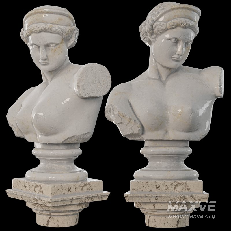 Ancient Broken hand Woman Statue - Image 6