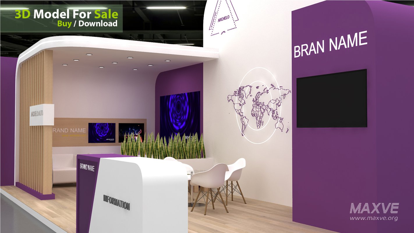 3D Exhibition Booth Model - Image 4