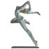 Old Yoga Woman Sculpture - Thumbnail 2