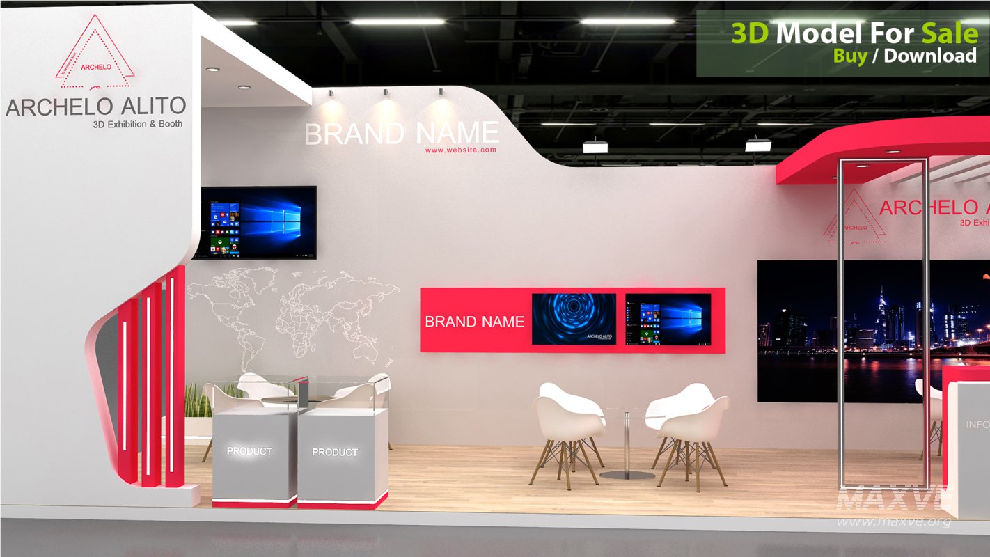 exhibition 3d model - Image 5