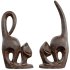 Wooden cats Statue - Thumbnail 5
