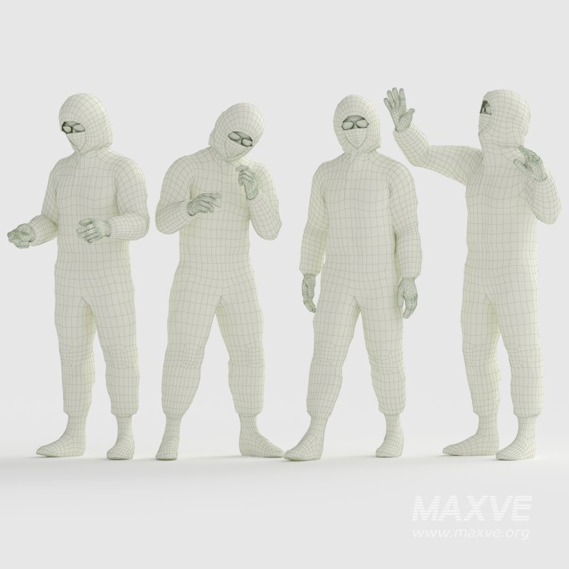 Laboratory Scientist Man 04 poses - Image 1