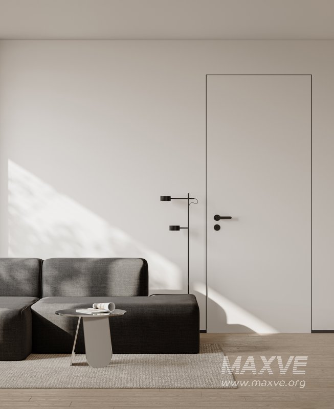 Modern living room and dining room interior scene - Image 4