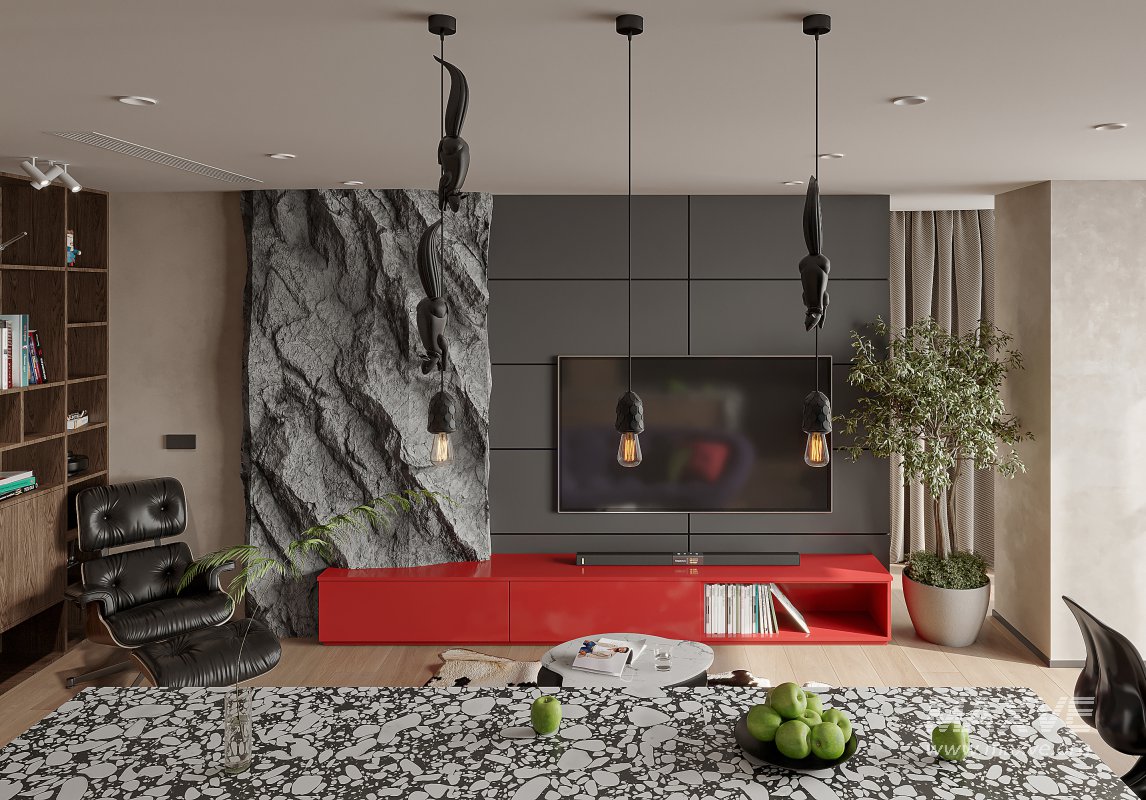 Luxurious living room and dining room - Image 3