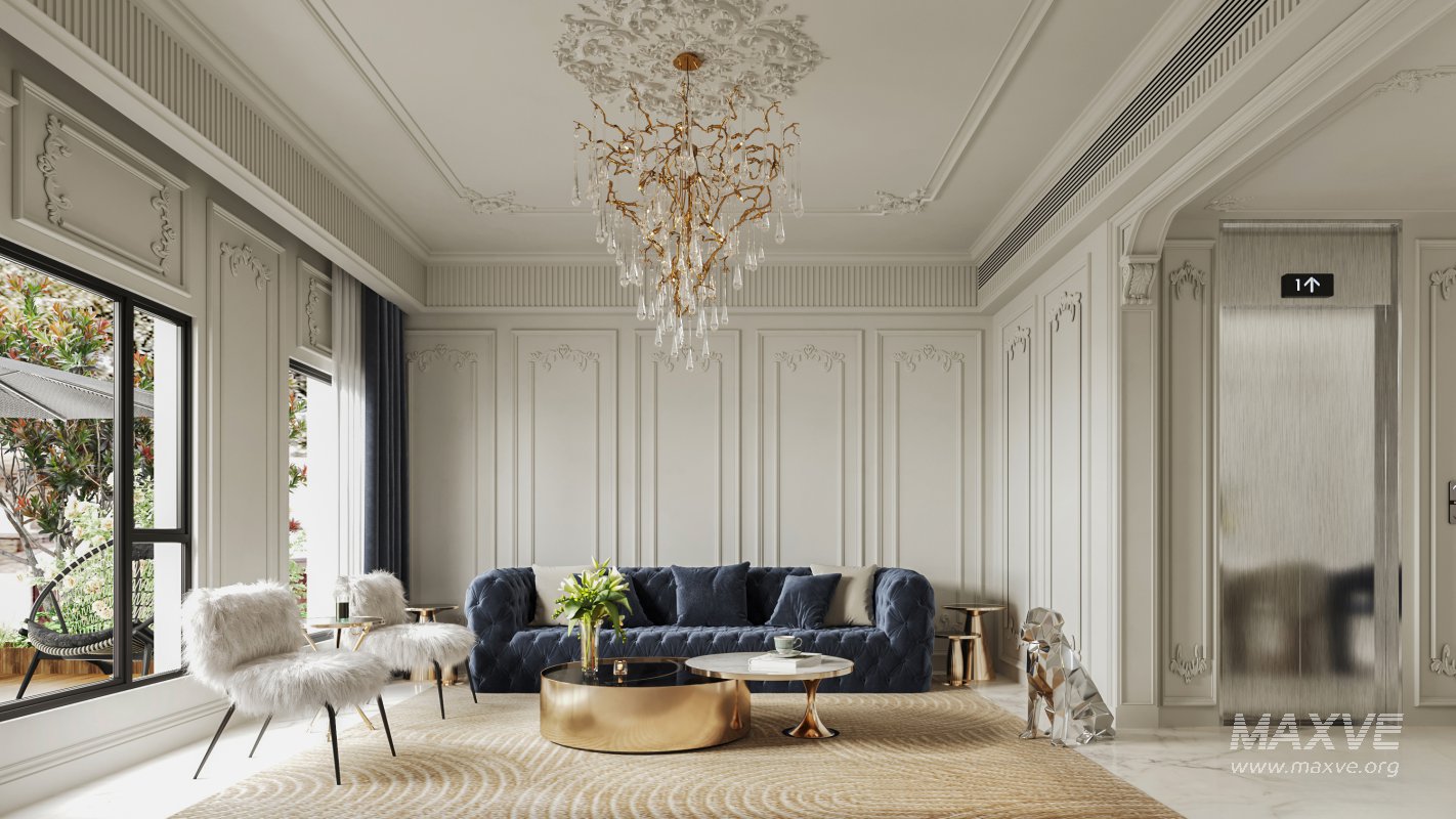 Luxurious living room and dining room - Image 2