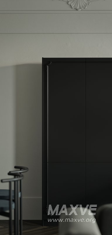 Modern living room and dining room interior scene - Image 2