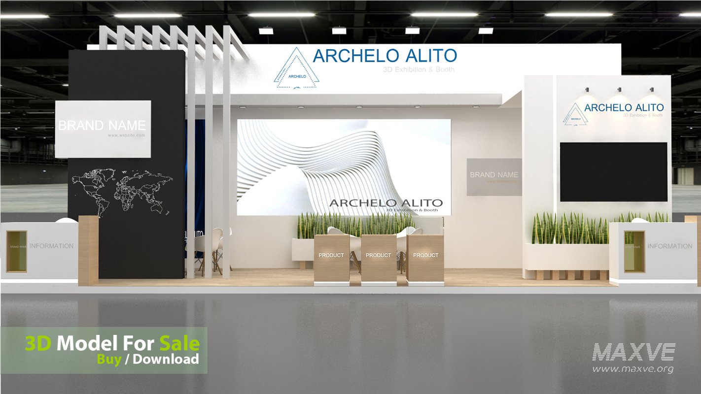 3D Exhibition Booth Model - Image 6