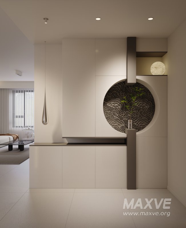 Modern living room and dining room interior scene - Image 2