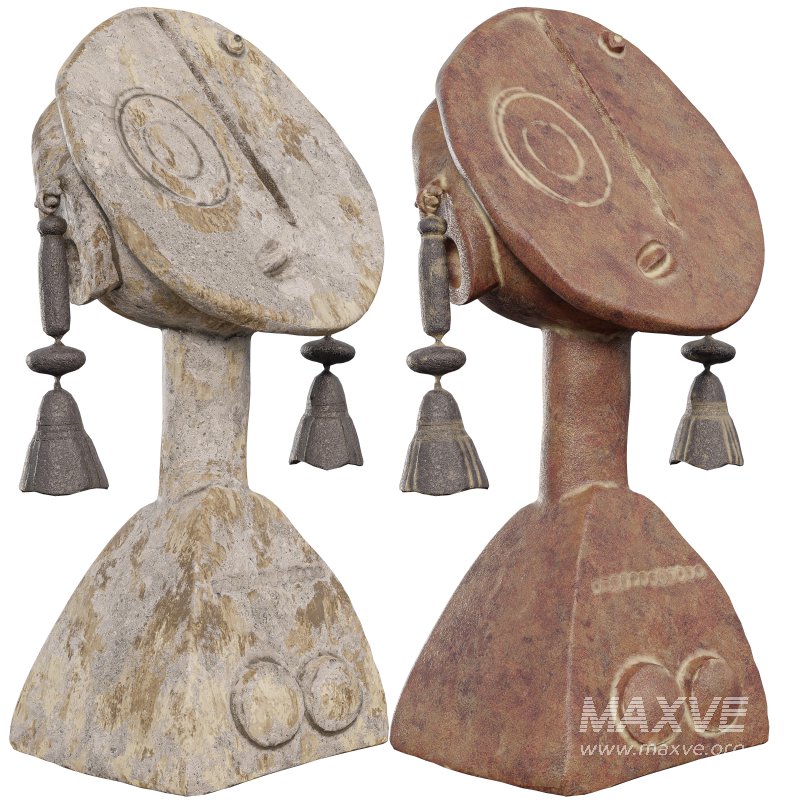 Tribal Ancestor Mask Abstract Cultural - Image 4