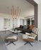 Modern living room and dining room interior scene - Thumbnail 9