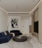 Modern living room and dining room interior scene - Thumbnail 8