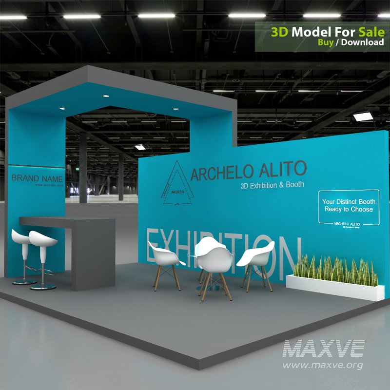 3D Exhibition Booth Model - Image 8