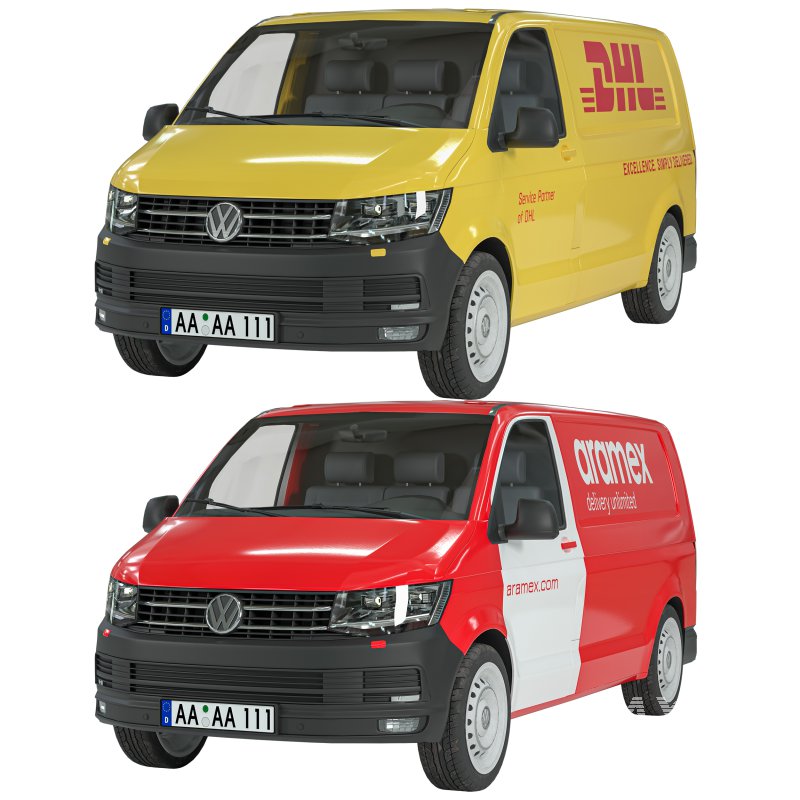 DHL and Aramex_ Post Van - Image 6