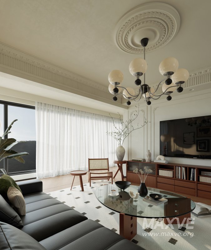 Eclectic living and dining room - Image 6