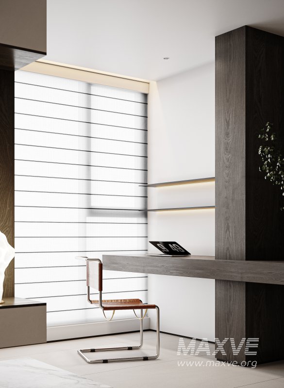 Modern living room and dining room interior scene - Image 4