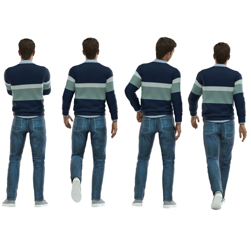 Casual Men 04 Poses - Image 2