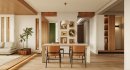 Modern living room and dining room interior scene - Thumbnail 1