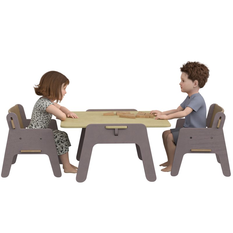 kids playing on the tabel - Image 1