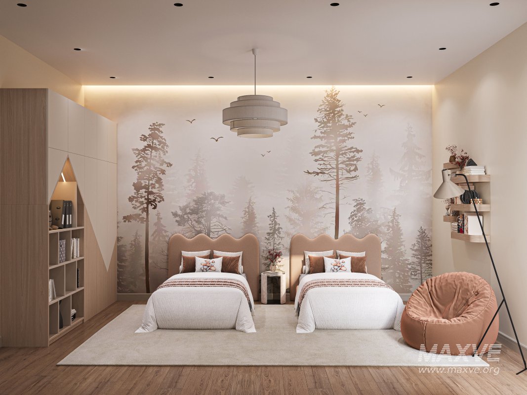 Childrens room (ready-made scene Premium) - Image 1