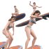 Woman with Paddle Board 05 Poses - Thumbnail 5