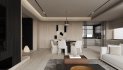 Modern living room and dining room interior scene - Thumbnail 1