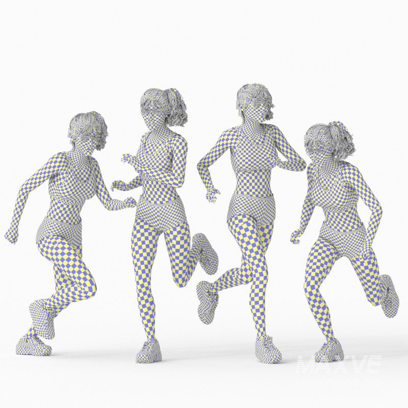 Runner Woman 04 Poses - Image 5