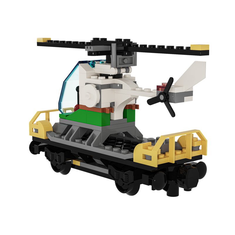 60098 Heavy haul train vagone Helicopter - Image 1