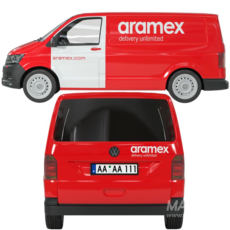 DHL and Aramex_ Post Van - Image 2