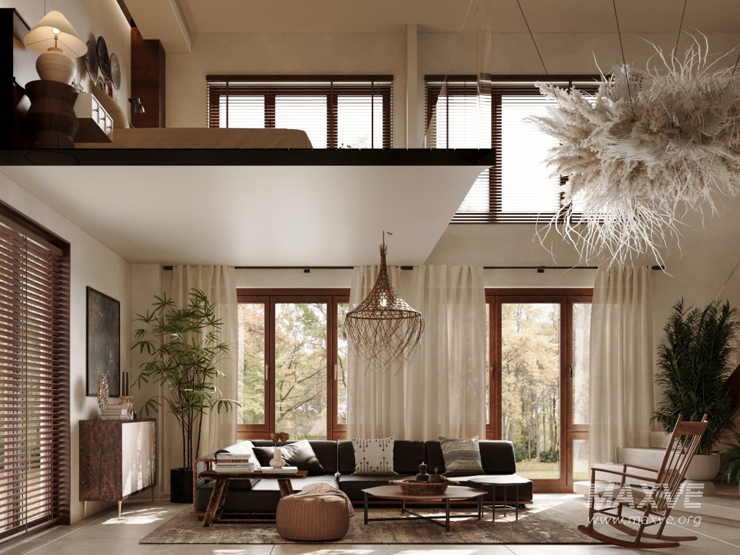 Wabi-sabi living room dining room bedroom - Image 2