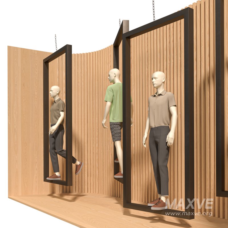 Vitrin Clothes Store Man - Image 3