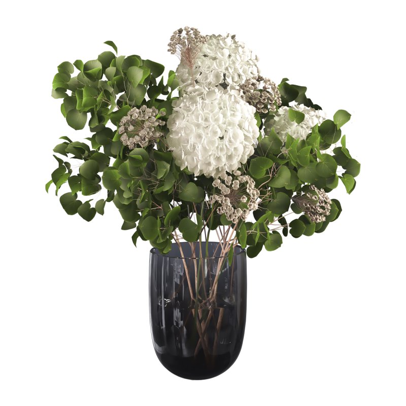 Bouquet with peony and hydrangeas - Image 3