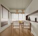 Modern living room and dining room interior scene - Thumbnail 3