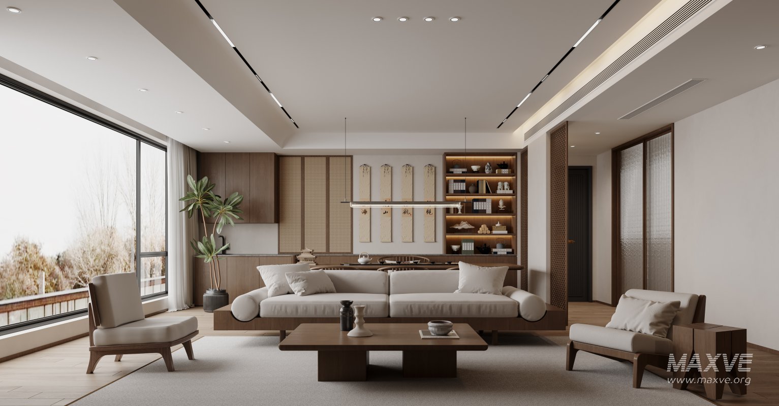 chinese living room dining room - Image 5