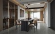 Modern living room and dining room interior scene - Thumbnail 2