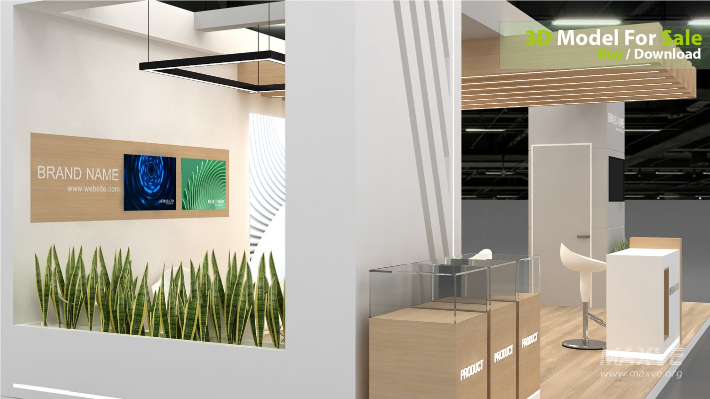 Exhibition Booth 3D Model - Image 5