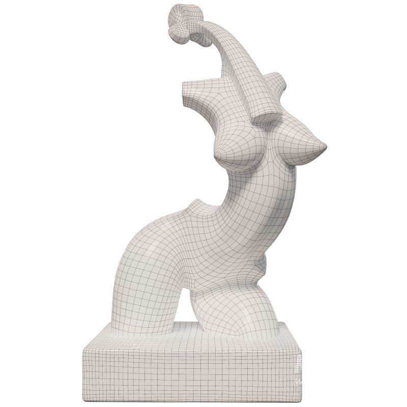 Antique cppper statue - Image 1