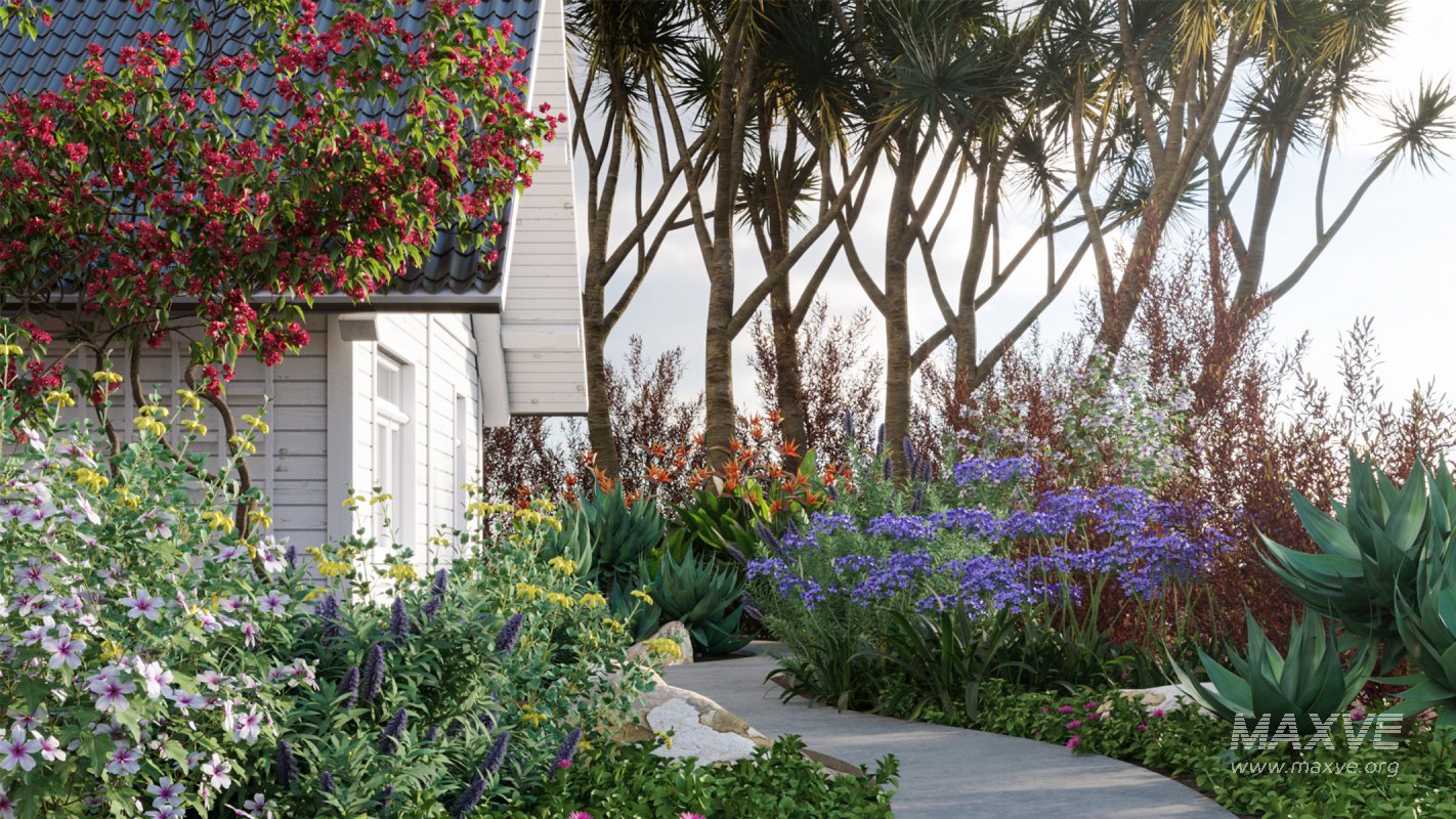 Collection 01 – Mediterrannean Garden (3D Model) - Image 1