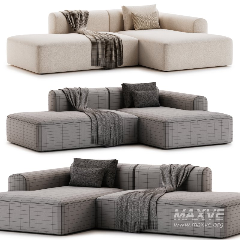 Tenksom Klein Ecksofa Rund - Image 3